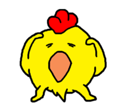 Video? Chicken Piyoko sticker #12038552