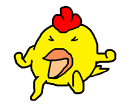 Video? Chicken Piyoko sticker #12038556