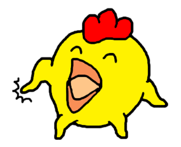 Video? Chicken Piyoko sticker #12038557