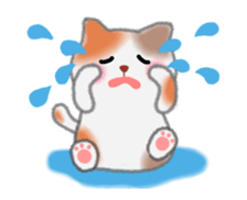 Four plump cats animation sticker #12038595
