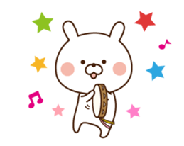 Mr. rabbit who moves 2!! sticker #12038698