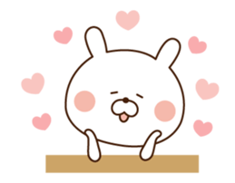 Mr. rabbit who moves 2!! sticker #12038704