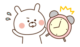 Mr. rabbit who moves 2!! sticker #12038714