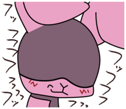 YASAGURE rabbit part2 sticker #12038785