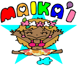 Hawaiian Hula girl,Luana Vol.2 sticker #12038801