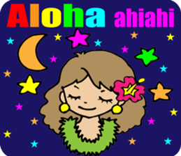 Hawaiian Hula girl,Luana Vol.2 sticker #12038805