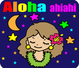 Hawaiian Hula girl,Luana Vol.2 sticker #12038805