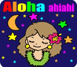 Hawaiian Hula girl,Luana Vol.2 sticker #12038805