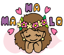 Hawaiian Hula girl,Luana Vol.2 sticker #12038806