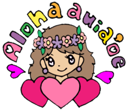 Hawaiian Hula girl,Luana Vol.2 sticker #12038810