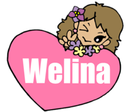 Hawaiian Hula girl,Luana Vol.2 sticker #12038811