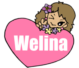 Hawaiian Hula girl,Luana Vol.2 sticker #12038811