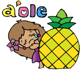Hawaiian Hula girl,Luana Vol.2 sticker #12038813