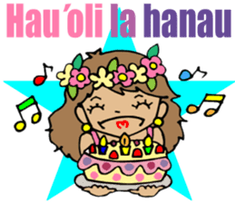 Hawaiian Hula girl,Luana Vol.2 sticker #12038815