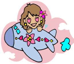 Hawaiian Hula girl,Luana Vol.2 sticker #12038817