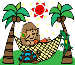 Hawaiian Hula girl,Luana Vol.2 sticker #12038818