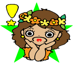 Hawaiian Hula girl,Luana Vol.2 sticker #12038825