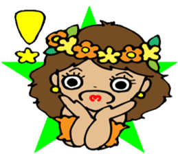 Hawaiian Hula girl,Luana Vol.2 sticker #12038825