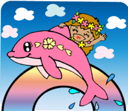 Hawaiian Hula girl,Luana Vol.2 sticker #12038829