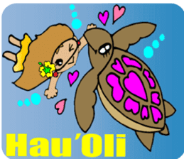 Hawaiian Hula girl,Luana Vol.2 sticker #12038830