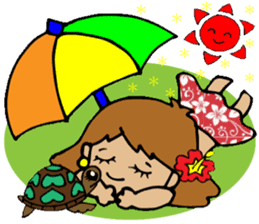 Hawaiian Hula girl,Luana Vol.2 sticker #12038831