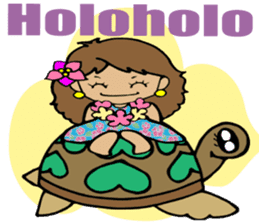 Hawaiian Hula girl,Luana Vol.2 sticker #12038833