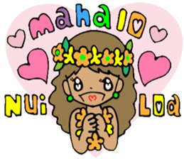 Hawaiian Hula girl,Luana Vol.2 sticker #12038834