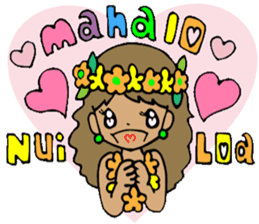 Hawaiian Hula girl,Luana Vol.2 sticker #12038834