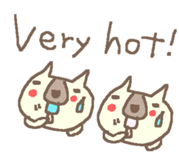 Summer cute cat stickers! sticker #12039143
