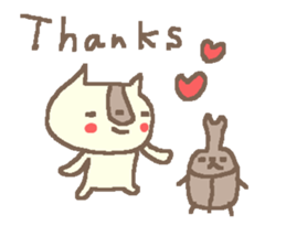 Summer cute cat stickers! sticker #12039149