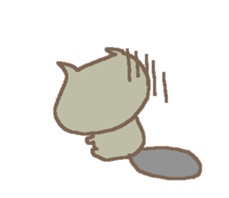 Summer cute cat stickers! sticker #12039156