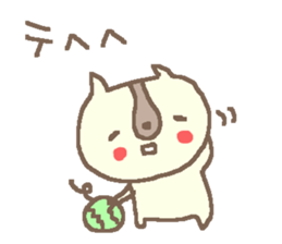 Summer cute cat stickers! sticker #12039165