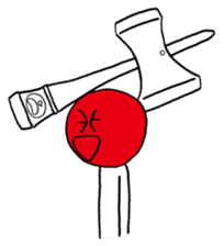 Ikuzo-kun with Makeup! sticker #12039236