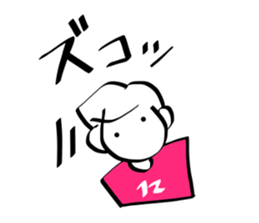 stickers only for soccer fans (pink) sticker #12039441