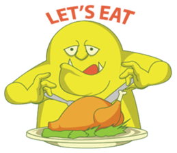 Green Ogre sticker #12039667