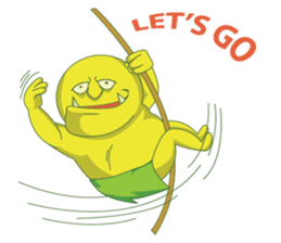 Green Ogre sticker #12039682