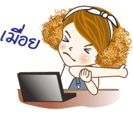 Mudmi finfer (Thai-Japan) sticker #12039688