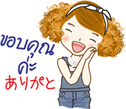 Mudmi finfer (Thai-Japan) sticker #12039690