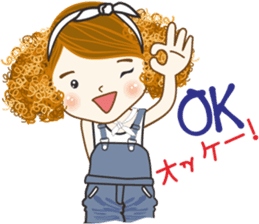 Mudmi finfer (Thai-Japan) sticker #12039693