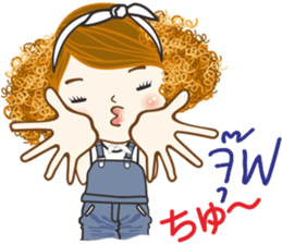 Mudmi finfer (Thai-Japan) sticker #12039714