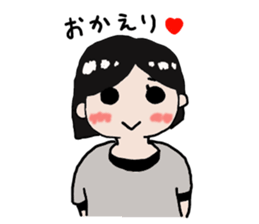 Pretty girl sticker2 sticker #12040112