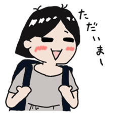 Pretty girl sticker2 sticker #12040113