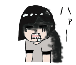 Pretty girl sticker2 sticker #12040115