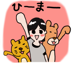 Pretty girl sticker2 sticker #12040116