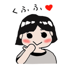 Pretty girl sticker2 sticker #12040118