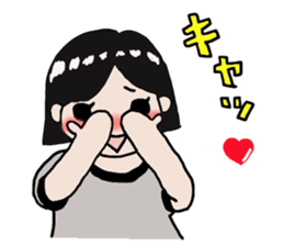 Pretty girl sticker2 sticker #12040130