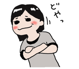 Pretty girl sticker2 sticker #12040135