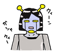 Pretty girl sticker2 sticker #12040139