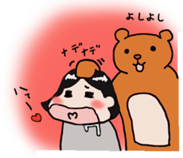 Pretty girl sticker2 sticker #12040147