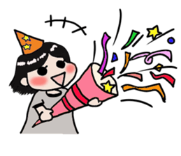 Pretty girl sticker2 sticker #12040148